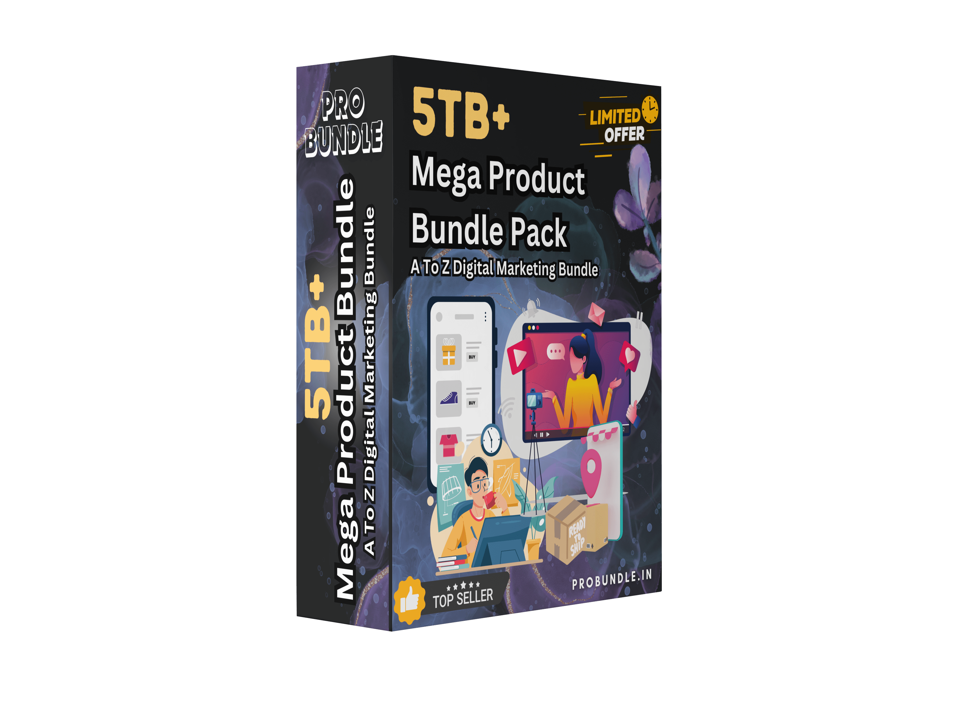 2000$ Mega-Product-Bundle-5TB+ (Ai Content+Dropshipping+YT Growth+Ecommerce+Graphics+Courses)